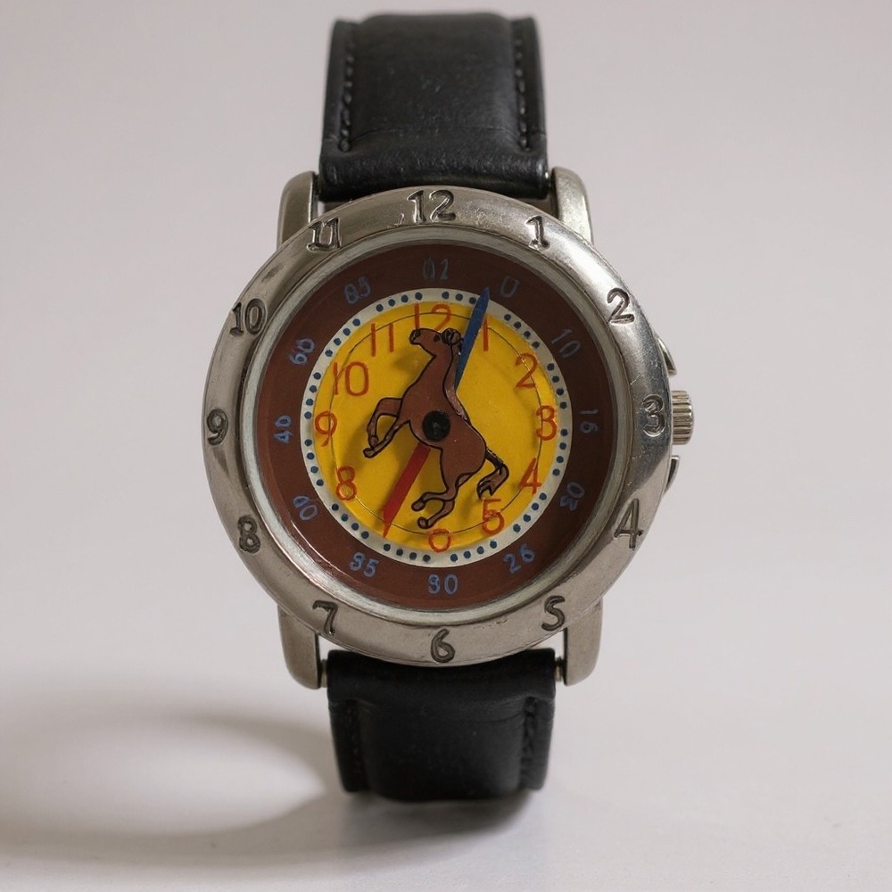 The Kids Watch‎ Company Horse Theme Rubber Strap Childrens Watch